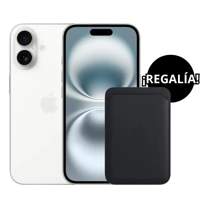 Celular Apple iPhone 16 5G 256GB 8GB-RAM Blanco