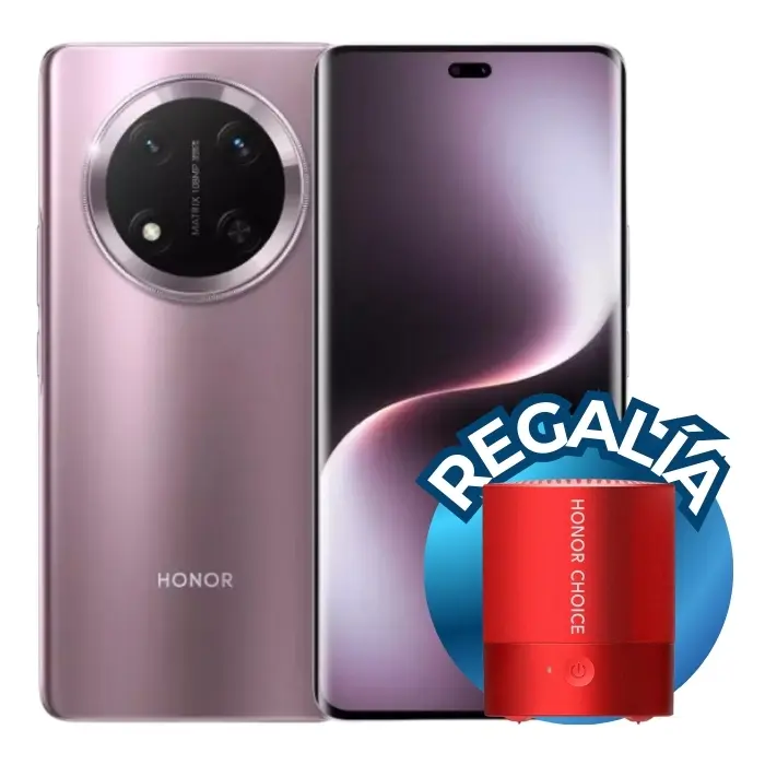 Celular Honor Magic 7 Lite 5G 256GB 12GB-RAM Morado Titanio