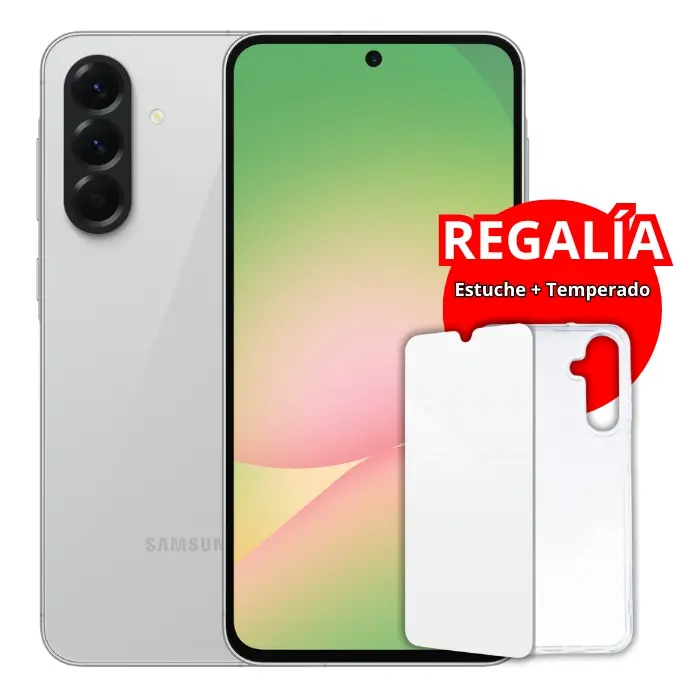Celular Samsung Galaxy A56 5G 128GB 8GB-RAM Gris Claro