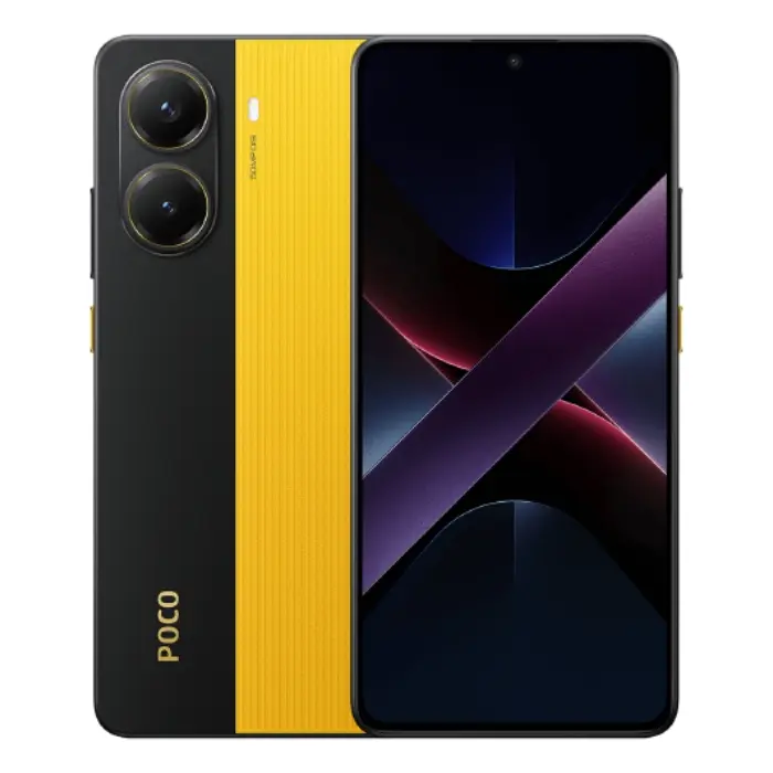 Celular Xiaomi Poco X7 Pro 5G 256GB 8GB-RAM Negro/Amarillo