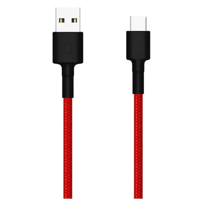 MI Type C Braided Cable 100cm - Red