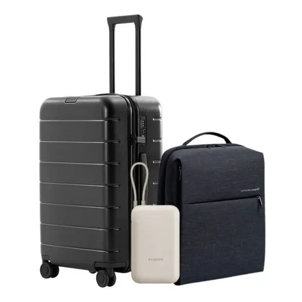 Luggage Classic Pro 24" + Xiaomi Power Bank 10000mAh Int. Cable Tan GL + Xiaomi City Backpack 2