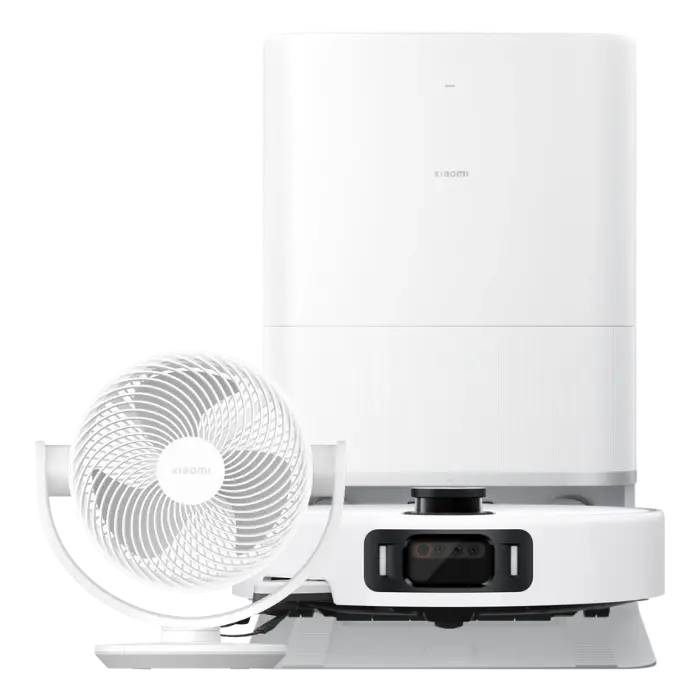 Xiaomi Robot Vacuum 5 US + Xiaomi Smart Desktop Air Circulation Fan White