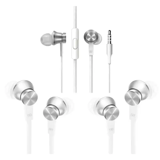 3 Xiaomi Mi In-Ear Headphones Basic Silver