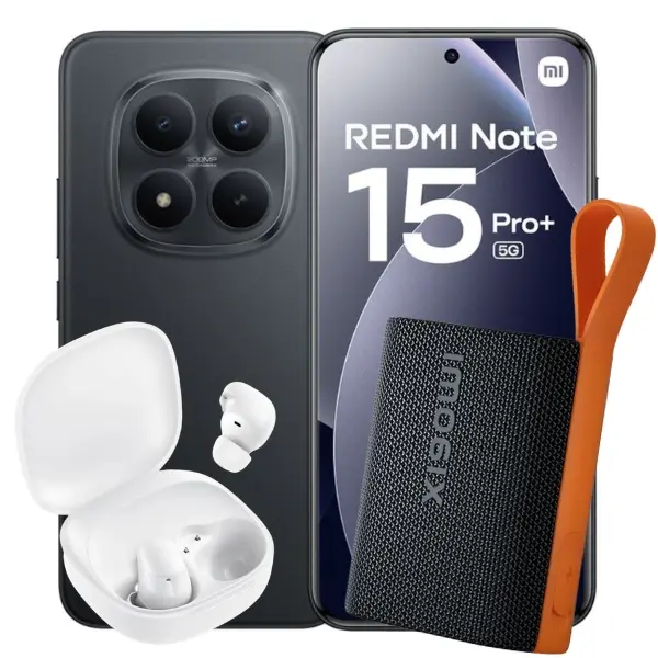 Redmi Note 15 Pro+ 5G 8GB 512GB + Xiaomi Soumd Pocket Black + Redmi Buds 6 Play