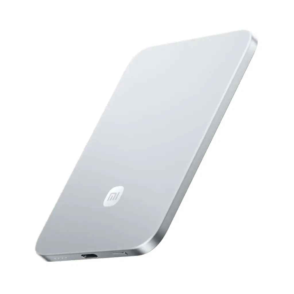 Xiaomi UltraThin Magnetic Power Bank 5000 15W Glacier Silver