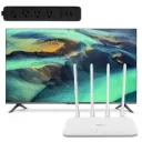 Xiaomi TV A Pro 65 2026 Black + Xiaomi Router AC1200 US + Xiaomi Mi Power Strip 3A