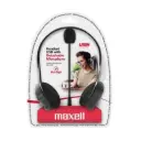 Headset Maxell H-MIC Alámbrico Negro 346173
